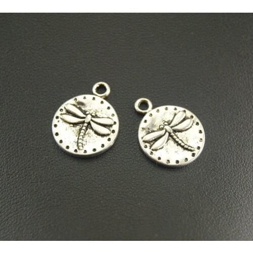 10pcs Silver Color Dragonfly Charms Handmade Charms Pendants Jewelry Findingss A896