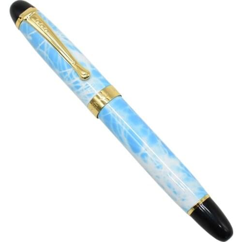 2020 New Luxury Dazzle Marble pattern Fountain Pen High Quality Metal Inking Pens Autograph pen Office School Supplies 1pcs