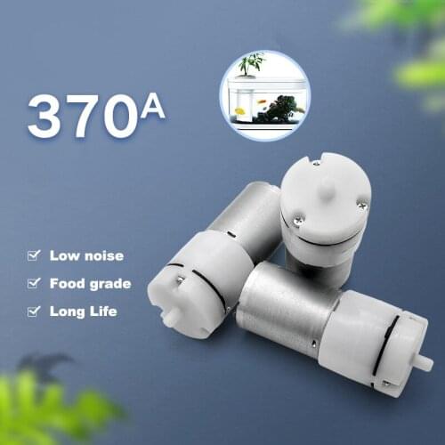 370 Micro Air Pump 12V Leg Massage Electric Diaphragm Air Pump Fish Tank Booster Air Pump