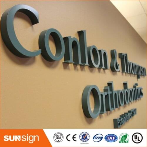 Painted 3D Stainless Steel Letter Sign