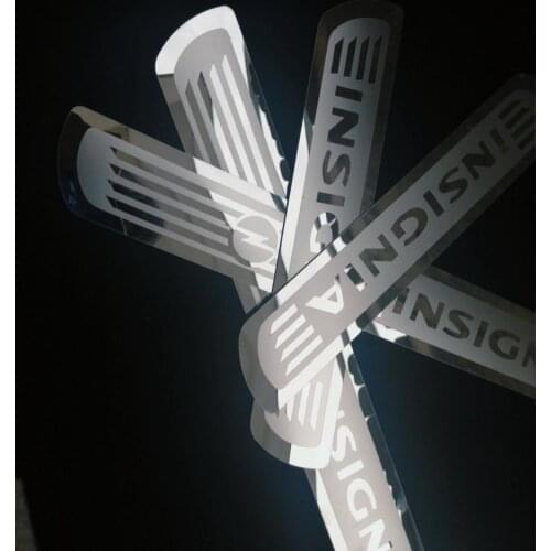 4pcs/lot For 2013-2020 Vauxhall Opel Insignia ultra-thin door sill cover stainless steel car Accessories