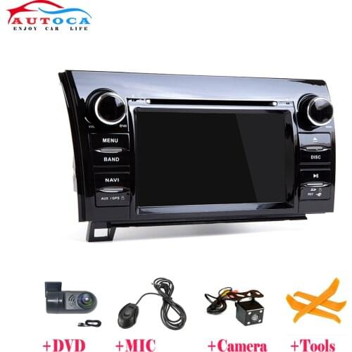 9" Android 10 2 DIN Car GPS Radio For Tundra Sequoia 2007 2008 2009 2010 2011 2012 2013 Navigation Stereo DVD Multimdedia PLAYER