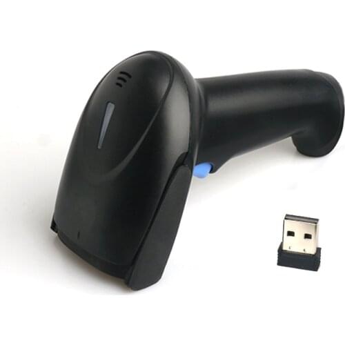 Wireless Red Light Scanner Bar Code QR Scan Gun 1D 2D With Built In Battery High Speed Decoding