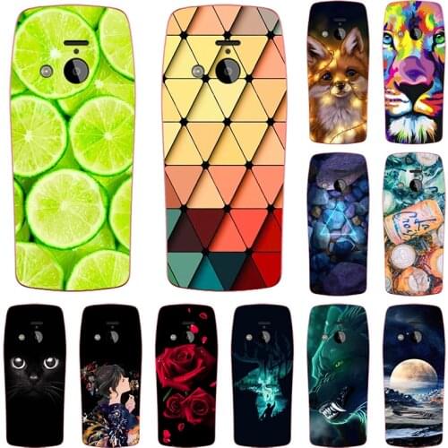 Phone Case for Nokia 220 4G Silicone Soft TPU Cute Back Cover for Nokia 220 4g Cases Fashion Protective Bumper for Nokia 220 4G