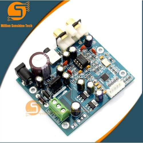 DC 9-25V (2 wire) or AC 7-18V (3 wire) ES9018K2M ES9018 JRC5532 I2S Input Decoding Board