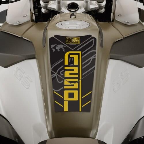 Motorcycle Accessories 3D Edge Gel Fuel Tank Pad Stickers Gas Fuel Oil Tank Protective Decals For BMW r1250 gs R1250GS