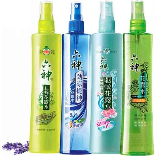 Liushen Florida Water Summer Cool Refreshing Mosquito Repellent Anti-itch Ice Lotus Wormwood Fresh Fragrance Spray Florida Water