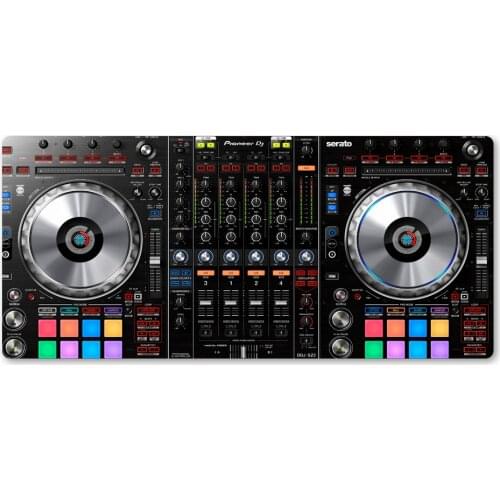 Best Selling CD Music Console Model Large Size Mouse Pad Black Precision Collar Computer PC Anti-Slip Rubber Bottom Player Mat