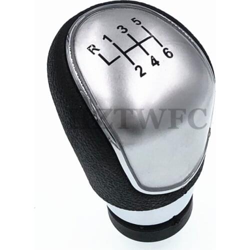 6 Speed Car Gear Shift Knob HZTWFC-5.8 For Ford Focus MK3 For Fiesta MK7 For C-Max For Mondeo MK4 2007-2013