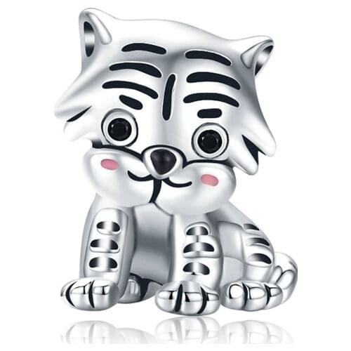 Fit Original Pan Charms Bracelet Women Little Cute Tiger Beads for Jewelry Making DIY Animal Pendant Bangle Pulseras Accessories