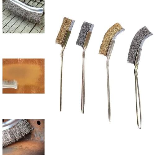 Stainless Steel Wire Brush Remove Rust Brushes Mini Cleaning Polishing Brushes Cleaning Brush For Sink Frying Pan Pot