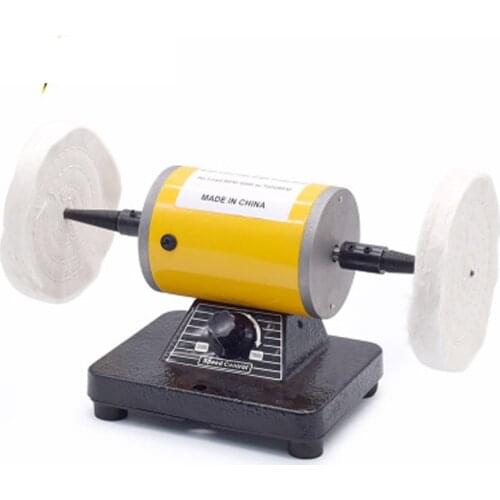 Dental Bench Polisher Lathe Quietly Motor Grinding Polishing Machine Laboratory Equipment