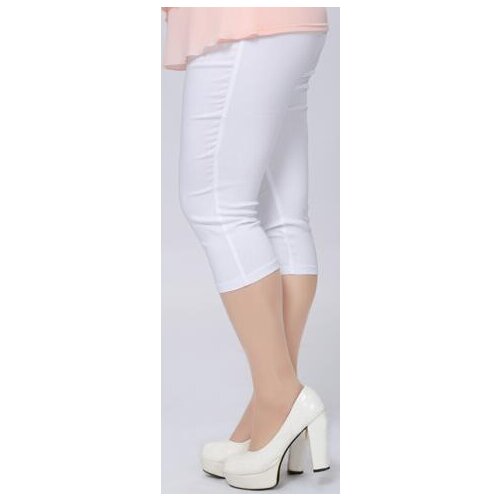 Good Quality Extra Large Size Women Capris Pants Super Stretch Candy Color Plus Size Female Elastic Pants Calf length 6XL DV137