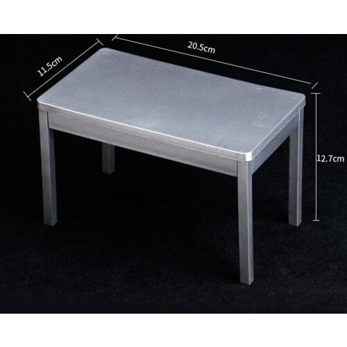 1/6 Silver Table Model for 12inch BBI Figures Sandtable Ornaments