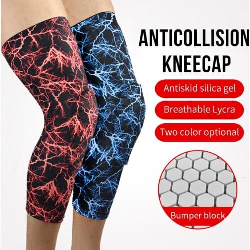 1 Pair Lengthen Elastic Ventilate Sports Knee Sleeve Can Protect Patella And Joint Be Free From Hurt，Great Gift For A Loved One