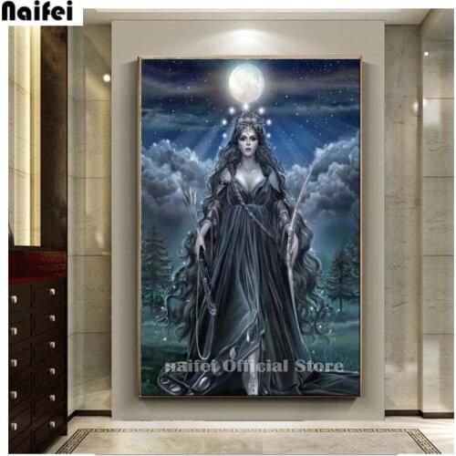 DIY Diamond Embroidery Warrior Woman Diamond Painting Full Square/Round Drill 5d Diamond Mosaic Queen Cross Stitch Home Decor