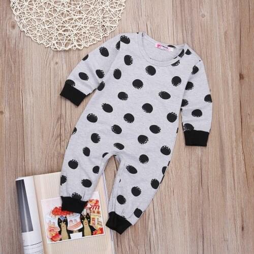 2019 Hot Newborn Baby Boy Girl Romper Infant Warm Long Sleeve Autumn Winter Pullover Cotton Outfit Jumpsuit Casual Kids Clothes