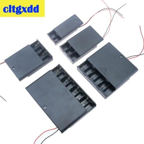 DIY 2/3/4/6/8 Slot AA Battery Holder Box Case AA Battery Holder Storage Box Case With Switch For Electronic equipment