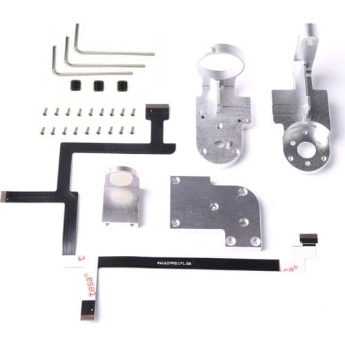 For DJI Phantom 3 SE Gimbal Yaw Arm Roll Arm Bracket Flex Cable Cover Plate Rubber Balls Shock Absorber Gimbal Cover Repair Part