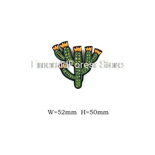 Indian silk cactus embroidered Brooch cartoon cute temperament decoration Badge