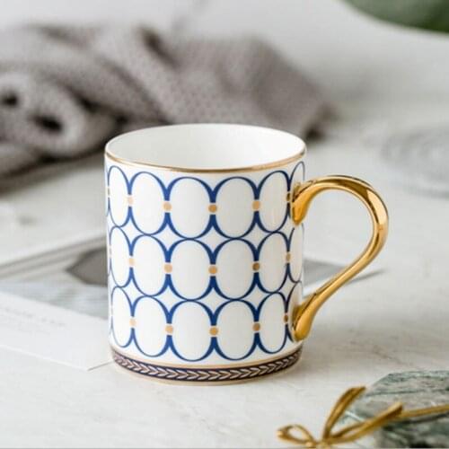 Italian Classic Style Creative Retro Mug Matte Ceramic Coffee Cup Breakfast Cup Couples Tea Cups Mug Western Eco Friendly