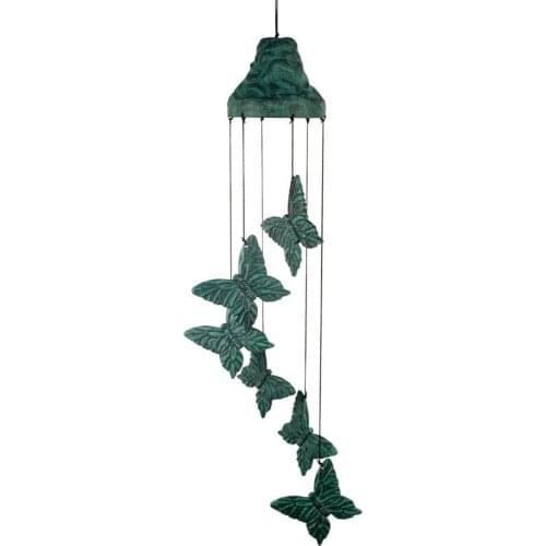 Wind Chimes, Alloy Butterfly Wind Chimes Pendant, Outdoor Large Deep Tone Wind Chimes Garden Backyard Hanging Decoration