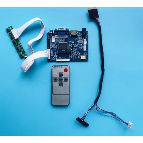 Kit Work for B101AW02 V3/B101AW02 V0/B101AW02 V3 1024x600 40pin Controller Board LCD Screen LED HDMI 2AV Remote VGA AV Panel