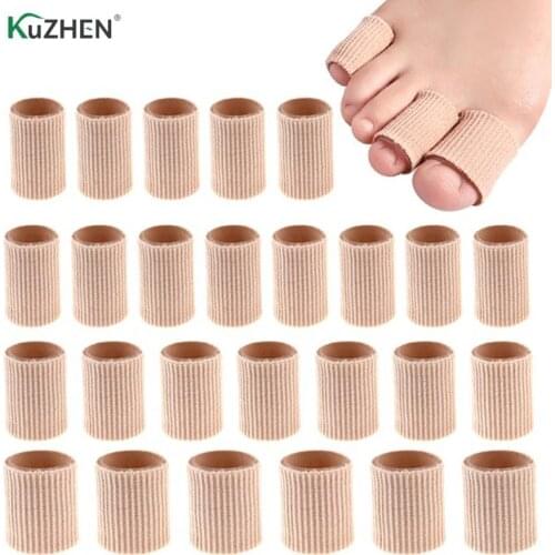 Soft Silicone Fabric Finger Toe Protector Separator Applicator Pedicure Corn Callus Remover Hand Pain Relief Tube Foot Care Tool