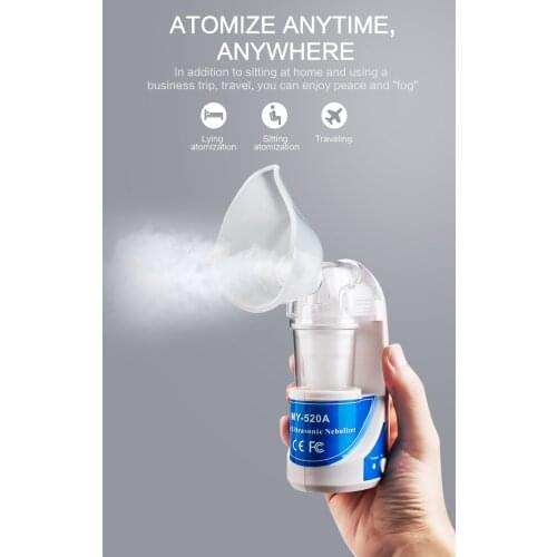Home Ultrasonic Nebulizer Compact And Portable Inhalers Nebulizer Mist Discharge Asthma Inhaler Mini Automizer Adults Children