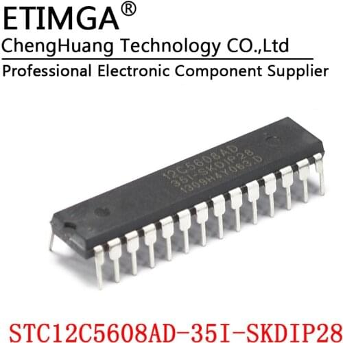 Original STC12C5608AD-35I-SKDIP28 12C5608AD Single chip microcomputer
