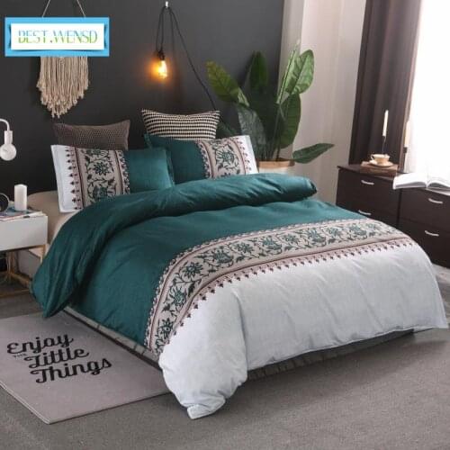 Bed Linen Luxury Bedroom New Style Comforter King Size Bedding Duvet Cover Sets Winter Dobby Blue Wine Red Gray -no Bedsheet