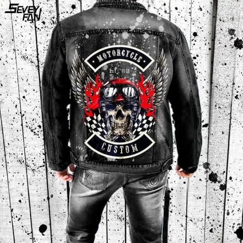 SEVEYFAN Mens Biker Jackets