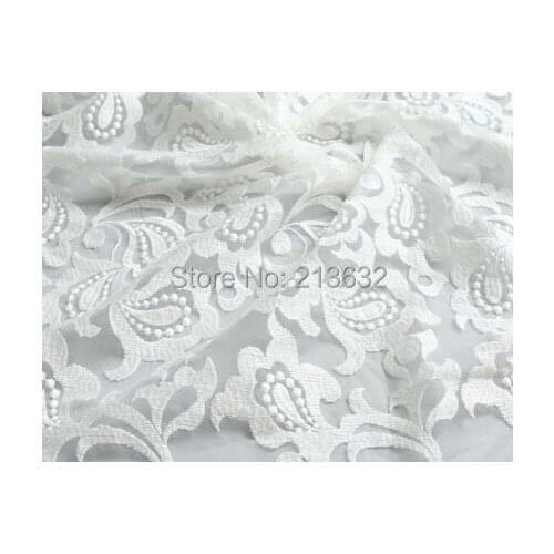 Tulle POp81-77 textile cotton fabric accessories Eugen yarn embroidery fabric computer lace fabric sewing designer new Best yarn