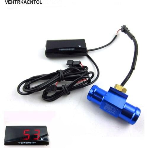 VEHTRKACNTOL Waterproof Car Motorcycle Water Temperature Gauge Meter Digital Water Temperature Meter