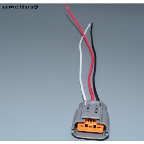 Worldgolden 3Pin 2.2mm DL 090 Female Waterproof Cable plug For Nissan Mazda RX8 Ignition Coil connector 6195-0009