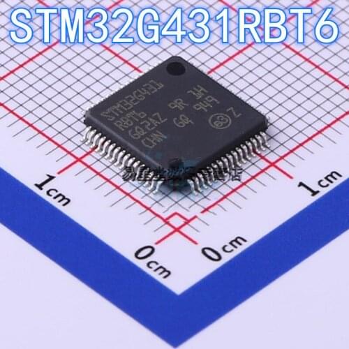 1PCS 100% brand new original authentic STM32G431RBT6 QFP-64 32G431RBT6 QFP64 32-bit microcontroller chip 170MHz/128KB