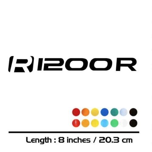 2 X New Sales motorcycle bike Fuel tank Wheels Fairing notebook Luggage helmet MOTO Sticker decals For BMW R1200R