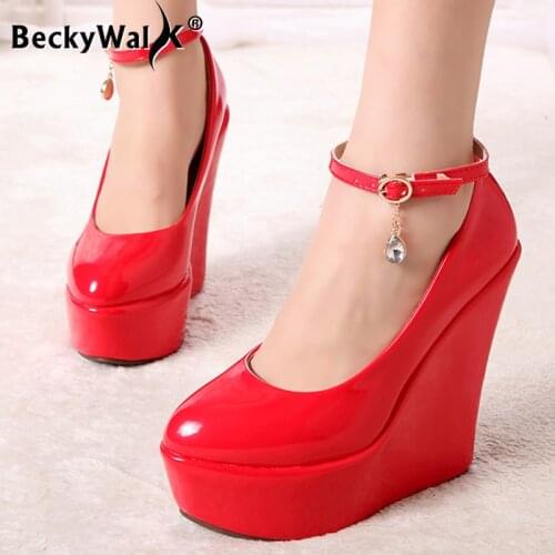2021 new wedding shoes woman bride womens wedges shoes ultra high heels ladies shoes female ankle strap pumps WSH2598