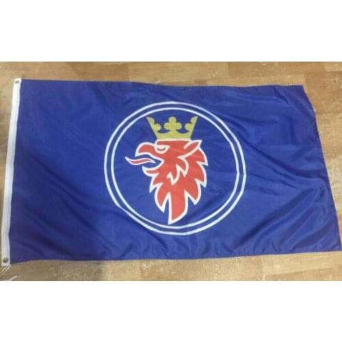 Car FlagsSaab, flag, 100% polyester 90 150 CM customer flag any flag car banner logo