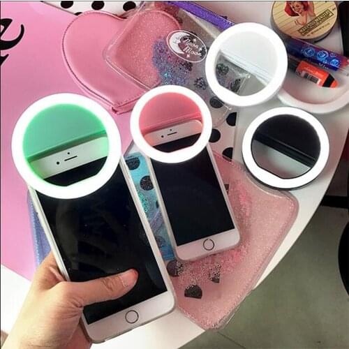 Selfie Ring Mirror Makeup Case For ZTE Majesty Pro LTE Max XL Nubia M2 Lite N2 LED Light Flash UP Android Mobile Phone Cover