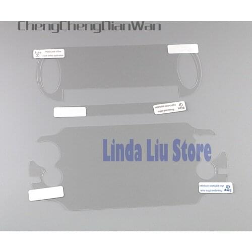 ChengChengDianWan Front Back HD Clear Protective Film For PSV1000 Psvita PSV 1000 Surface Guard Cover 30sets/lot