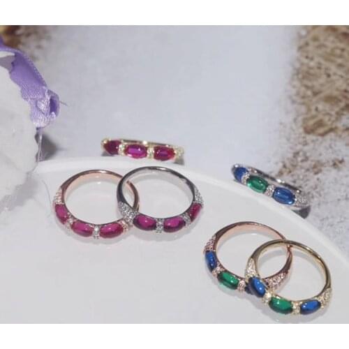 Designer Fashion 925 Sterling Silver Jewelry 3A Cubic Zirconia Party Ring