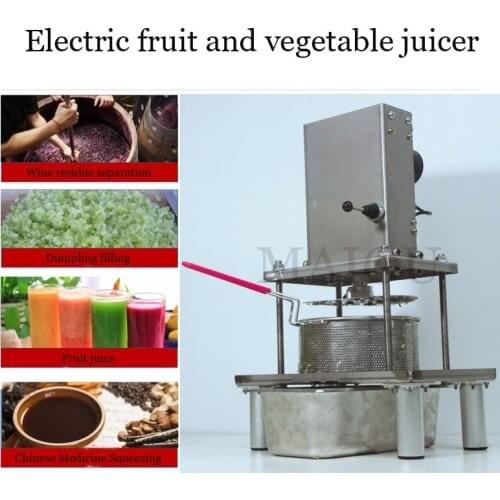 Electric Grape Juicer Commercial Stainless Steel Juicer Vegetable Dehydrator Dumpling Stuffing Dehydrator