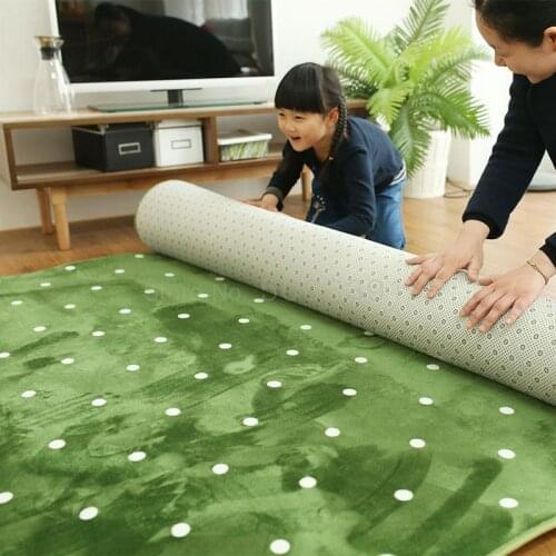 Flannel room carpeted bedroom bedside foyer living room non-slip floor mat tatami window cushion