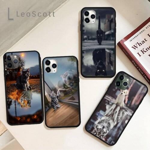 Cat tiger dog lion Phone Case for iPhone 11 12 mini pro XS MAX 8 7 6 6S Plus X 5S SE 2020 XR