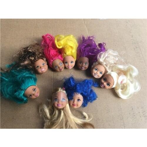 New Arrival Rare Original Kelly Doll Body Head Good Makeup 1/6 Doll Heads Toy Part Quality DIY Toy Princess Doll Accessories