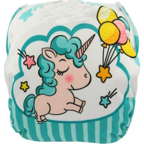 Reusable Cloth Diaper Cover Training Pants Baby Swimming Diapers Waterproof Swim Nappies Couches Lavables Newborn Baby Diaper