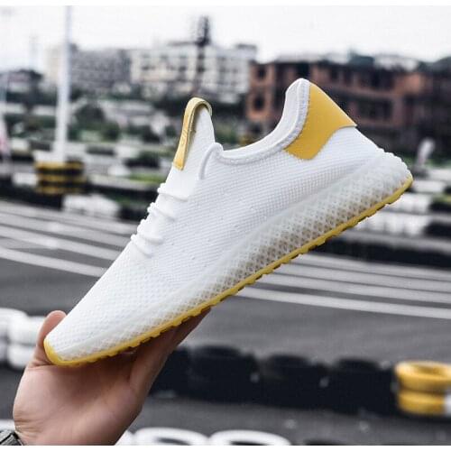 2021 Summer Breathable Hollow Men Running Shoes running male gym Sport Shoes Men Sneakers for run size 39-46