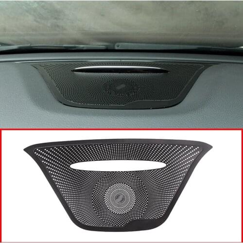 Stainless Audio Speaker Dashboard Loudspeaker Cover Trim Sticker For Mercedes Benz A GLA CLA Class W176 X156 C117 Car Accessory