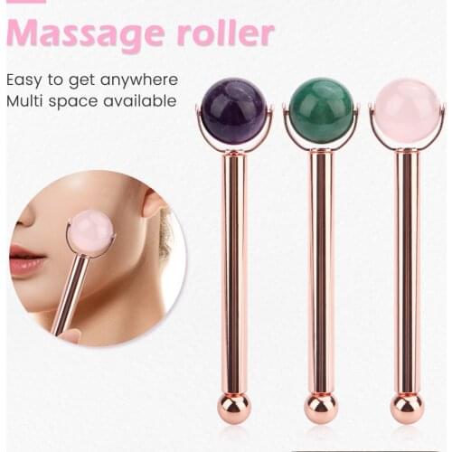 Face Eye Jade Masage Roller Facial Slimming Lifting Massager Anti Aging Wrinkle Removal Massage Tool Jade Roller for Face